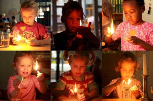 Children Playing With Fire Can Cause Serious Damage